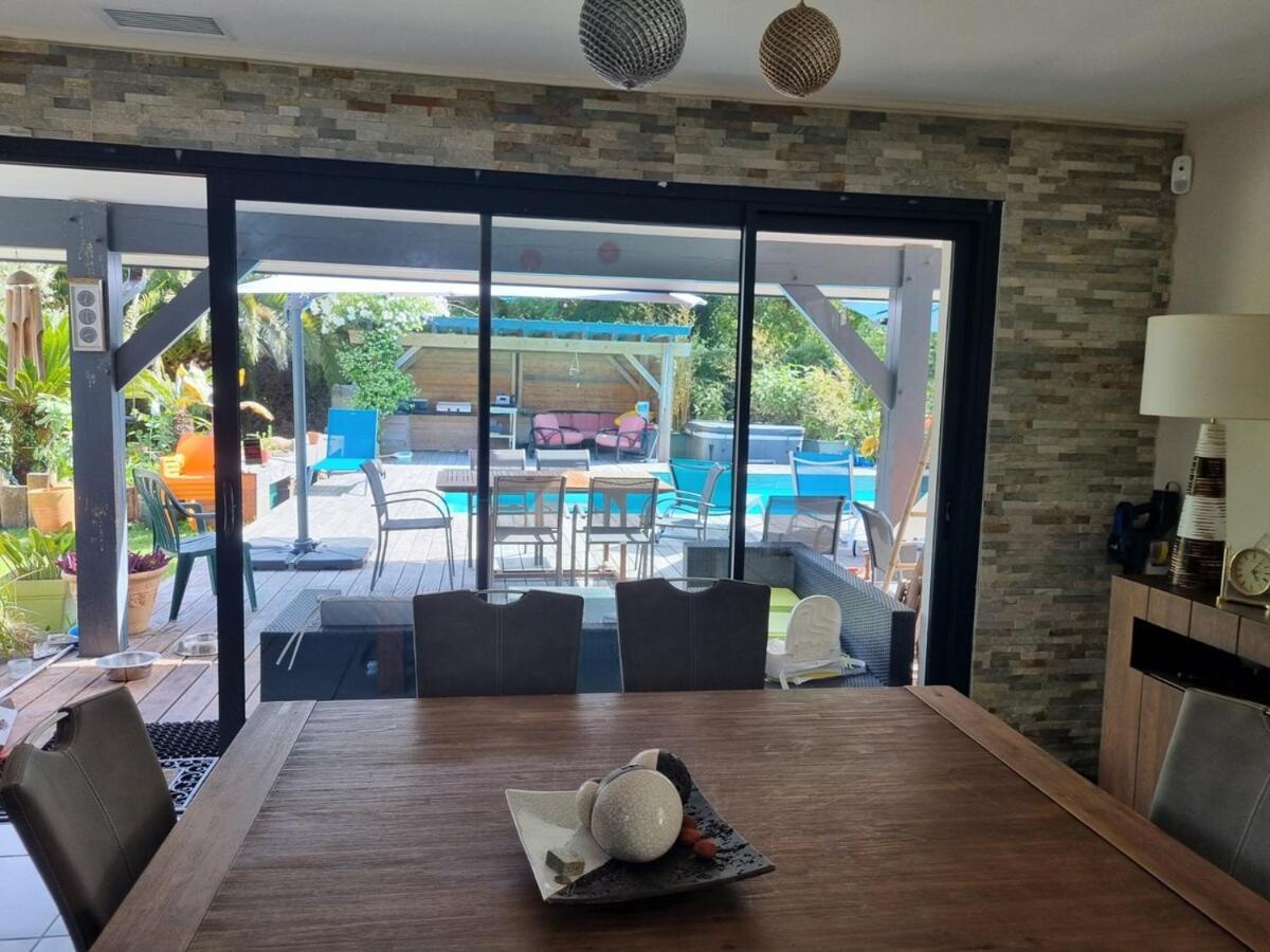 House With Heated Pool And Jacuzzi Villa Сорт-Осгор Екстериор снимка